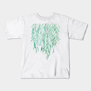 green eucalyptus arts Kids T-Shirt